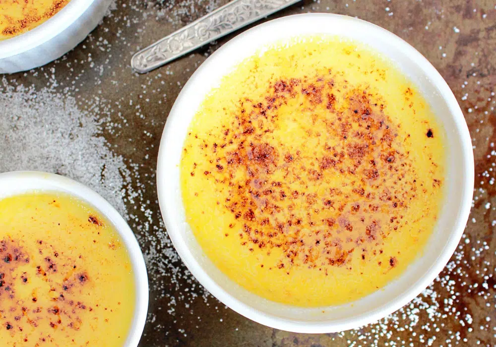 WHITE CHOCOLATE CRÈME BRÛLÉE (V) (GF)
